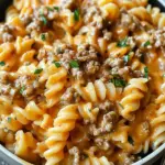 Stovetop Creamy Ground Beef Pasta Bliss for Cozy Nights