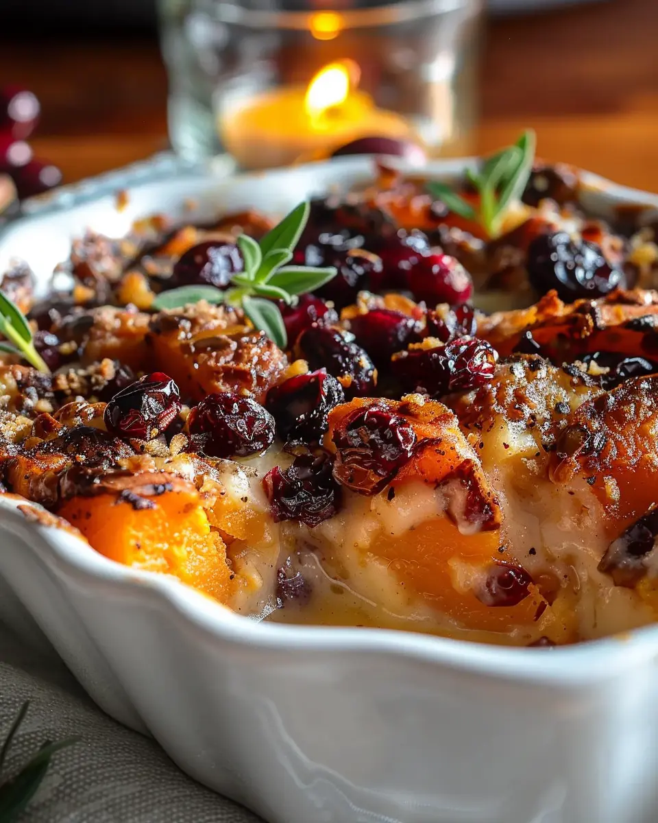 Sweet Potato Cranberry Gratin: The Best Comfort Food Delight