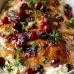 Honey Cranberry Chicken Bake with Ricotta Cheese