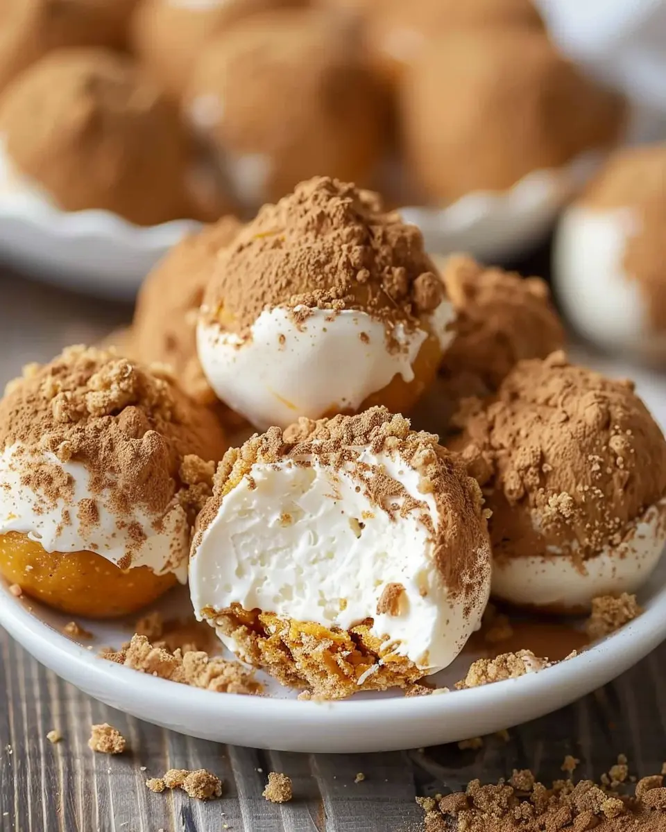 No Bake Pumpkin Cheesecake Balls: The Best Easy Treats for Fall