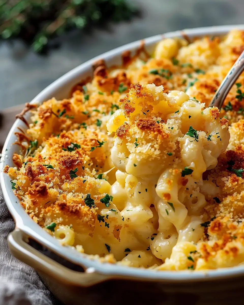 The Best Baked Mac Cheese: Indulgent Comfort Food with Turkey Bacon