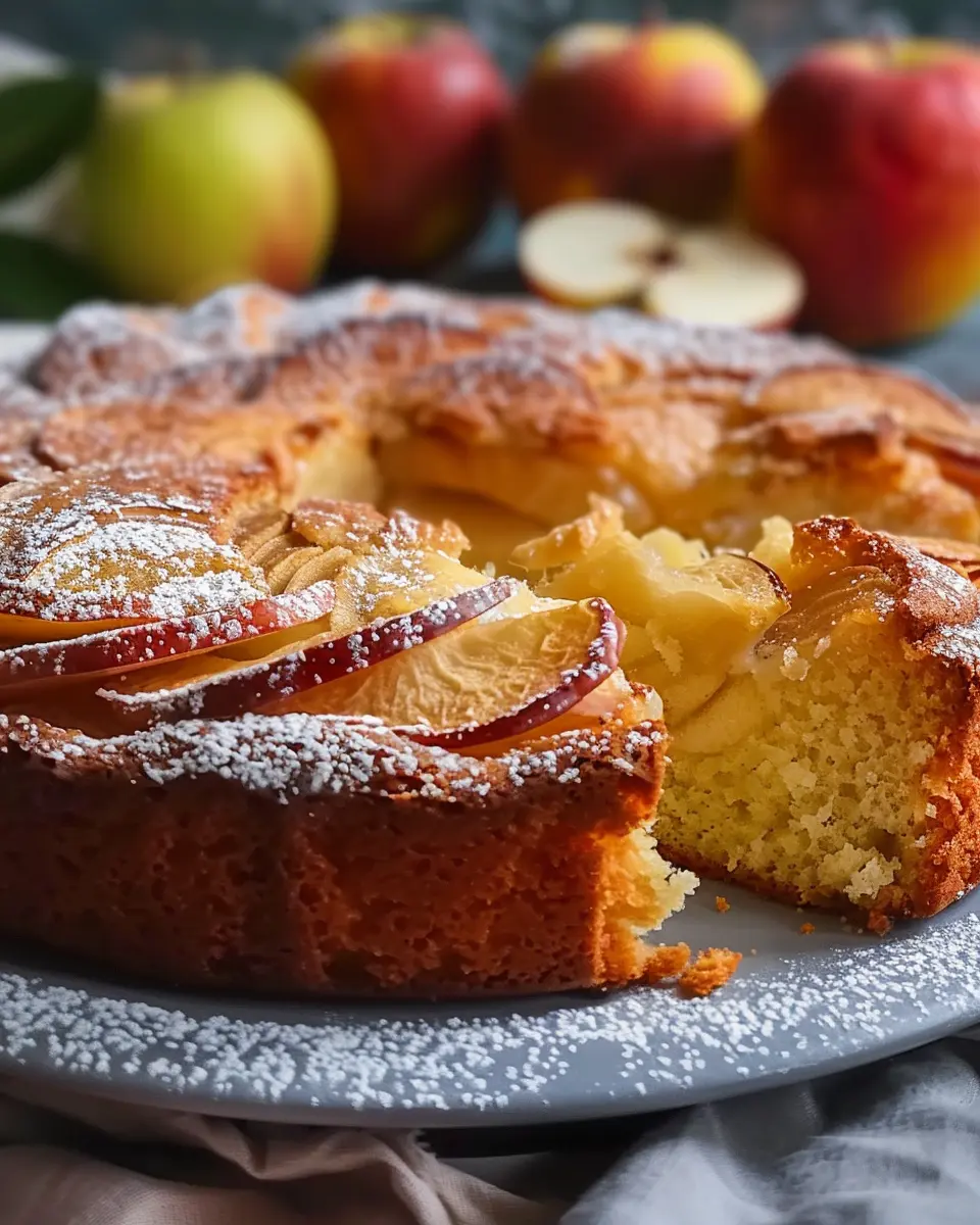 Soft Apple Cake That’s Moist and Bursting with Flavor