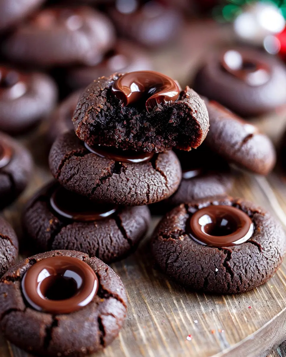 Chocolate Thumbprint Cookies: Easy Indulgence for Every Baker