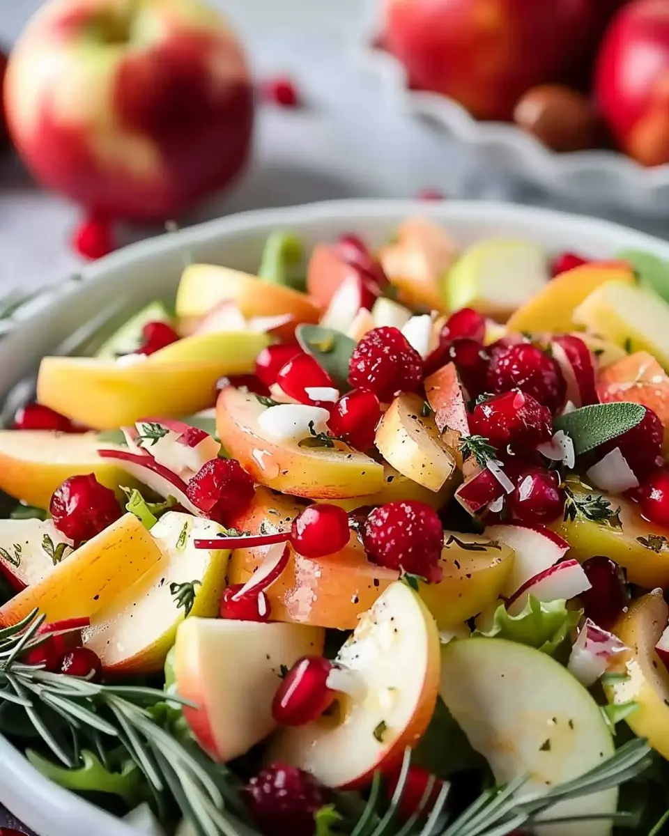 Sweet Christmas Apple Salad: A Festive, Healthy Delight for All