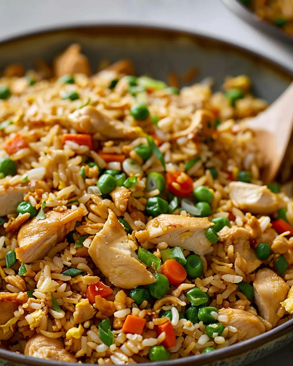 Better-Than-Takeout Chicken Fried Rice with Turkey Bacon Delight