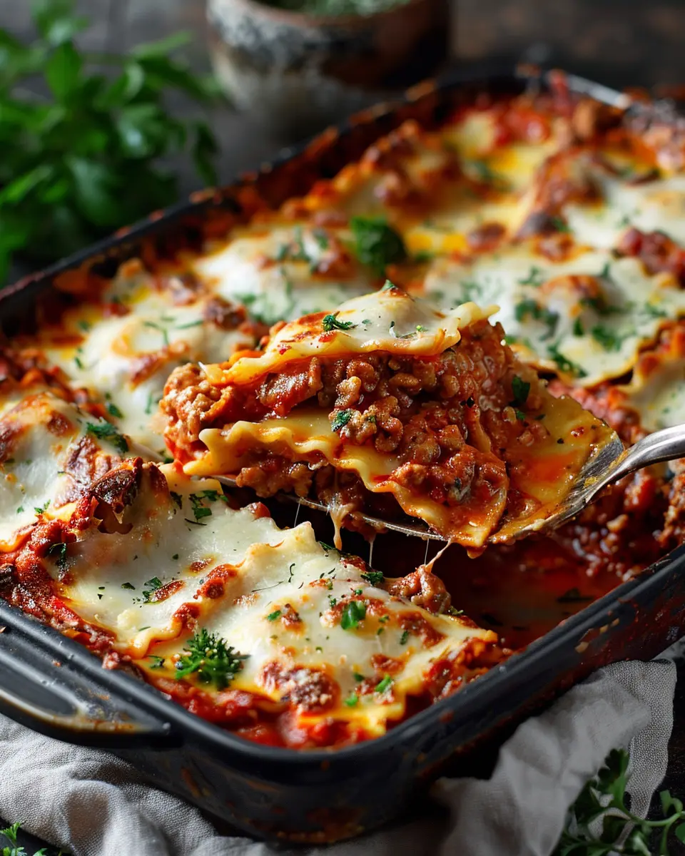Layered Baked Ravioli Casserole: Indulgent Comfort Food Delight