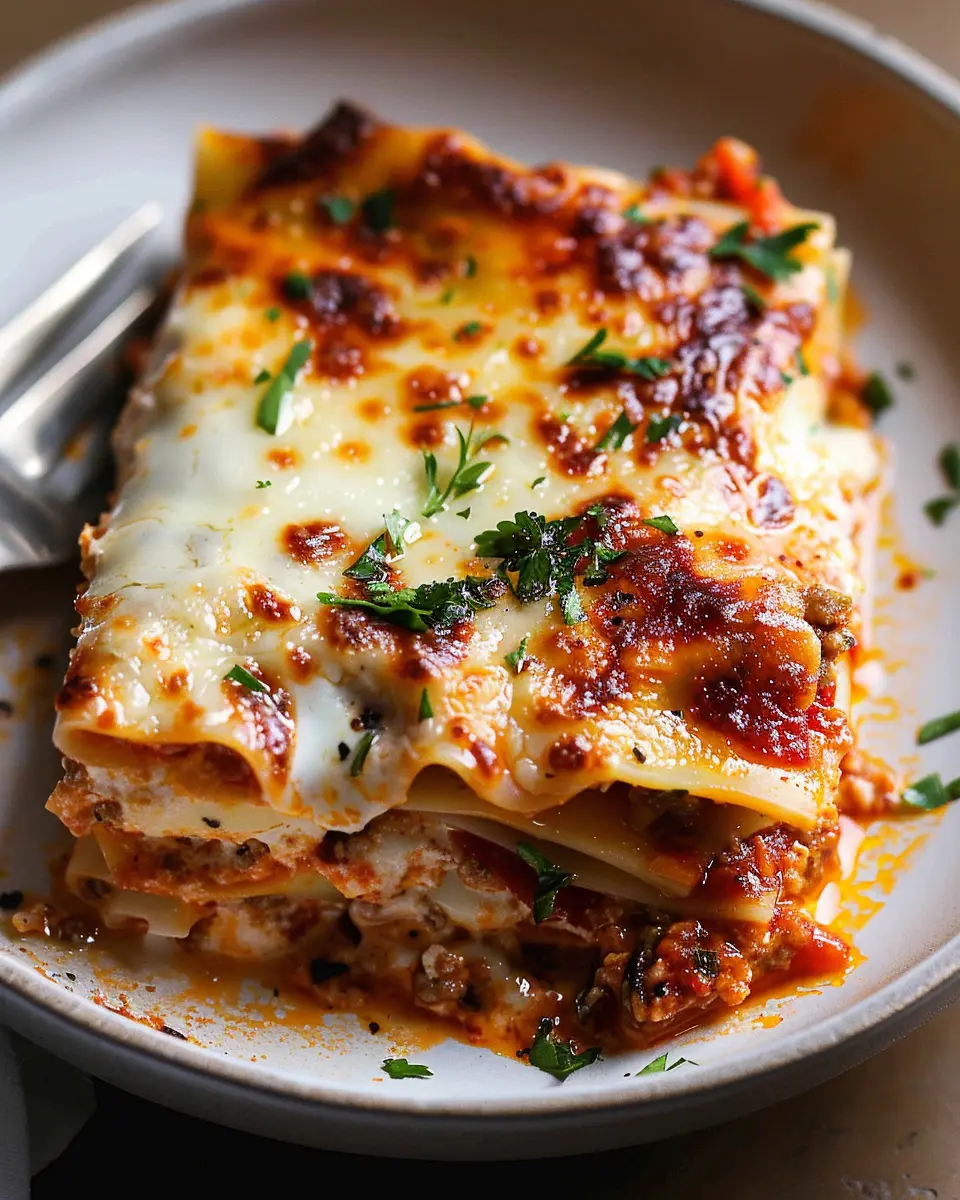 Lasagna with Bechamel Sauce: A Comforting Homemade Delight