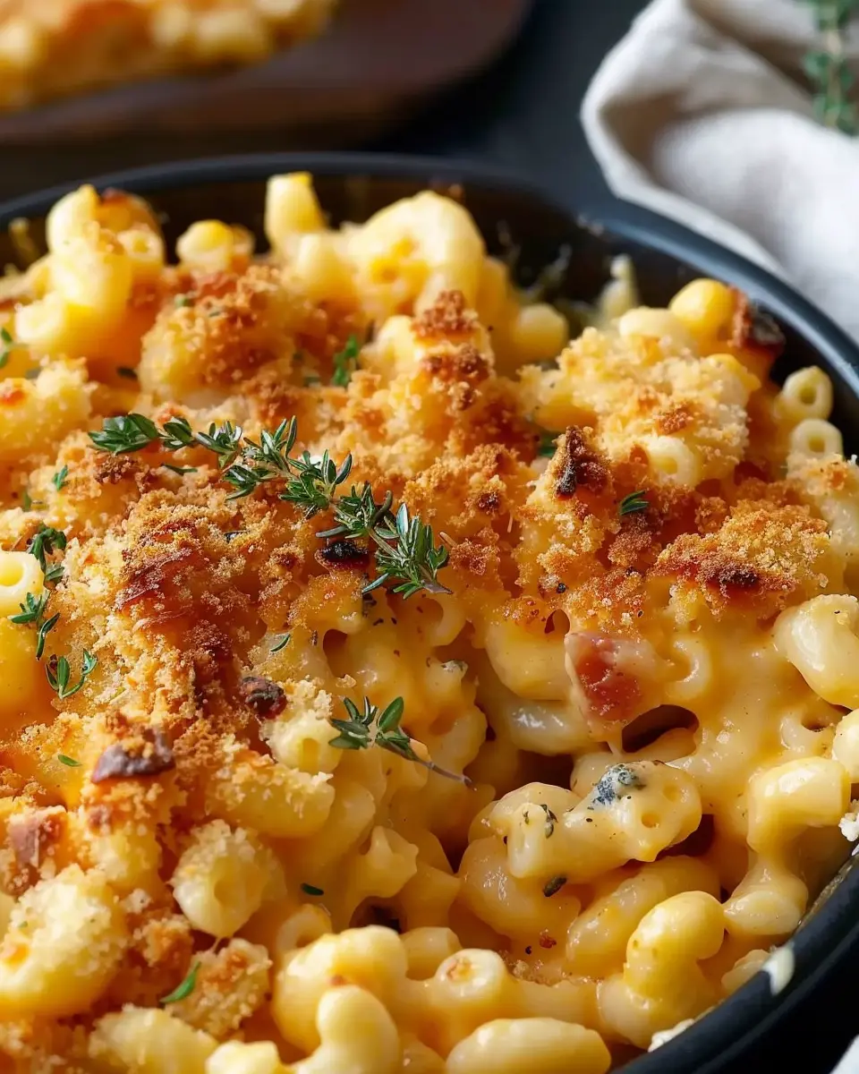 Southern Mac and Cheese Recipe: Indulgent Twist with Turkey Bacon and Chicken Ham