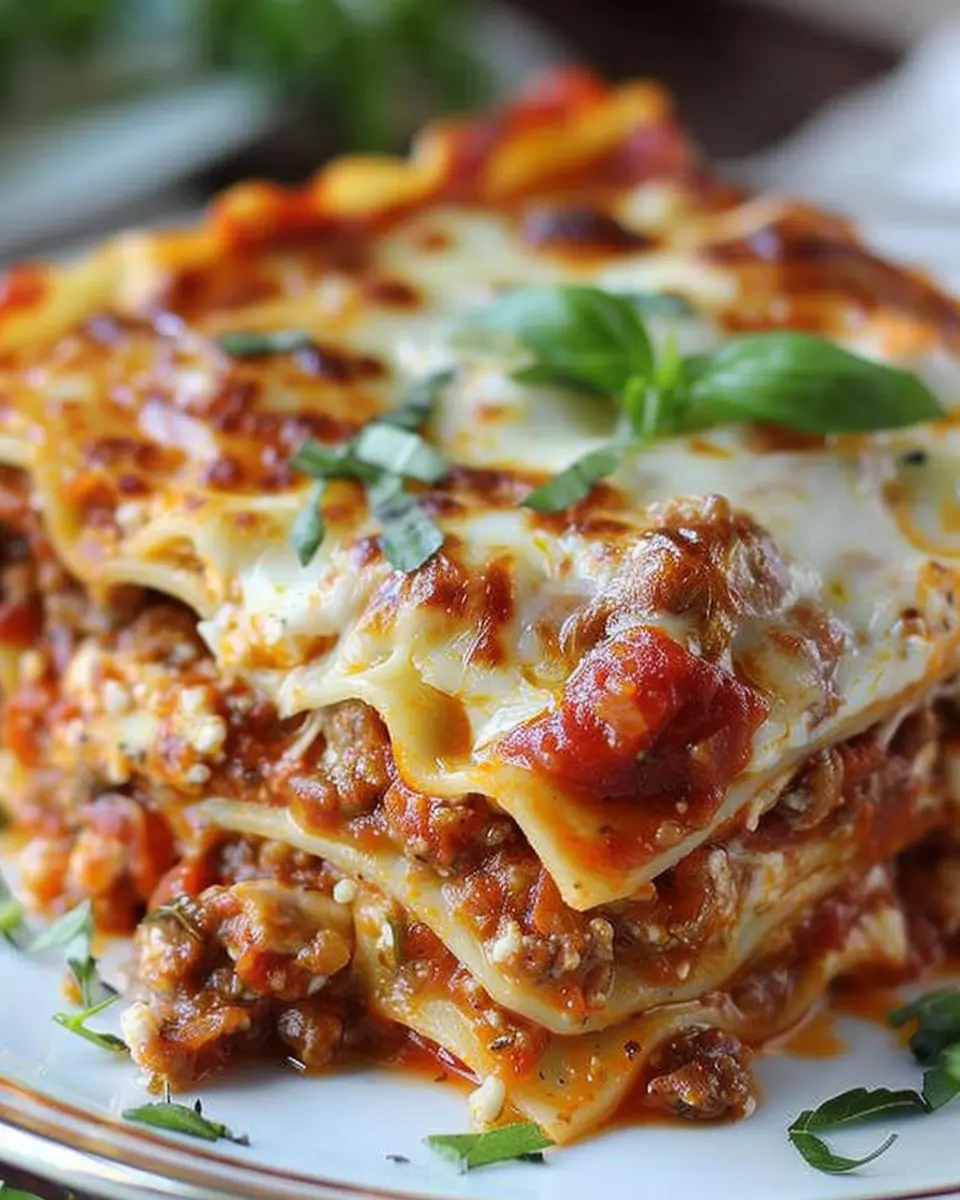 Best Lasagna Recipe: Indulgent Layers of Flavor with Turkey Bacon