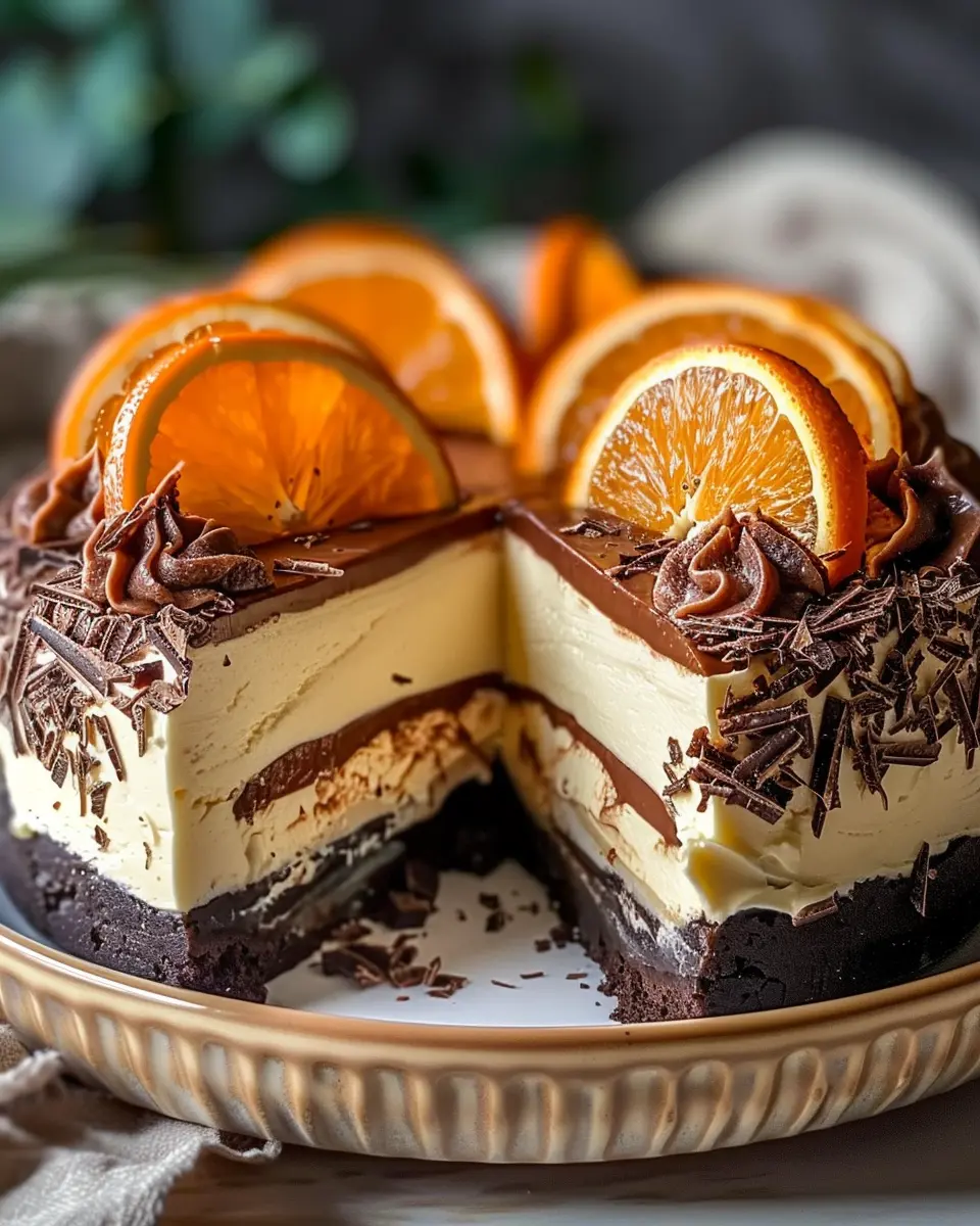 Irresistible Chocolate Orange Cheesecake That Melts in Your Mouth