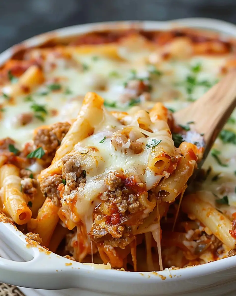 Crock Pot Baked Ziti: Easy Comfort Food with Turkey Bacon Delight