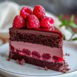 Indulge in Heavenly Raspberry Chocolate Mousse Cake