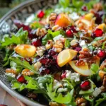 Christmas Salad with Honey Mustard Dressing