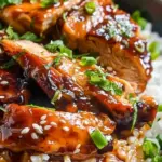 Caramelised Soy Chicken in Garlic Ginger Broth with Rice