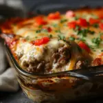 Low Carb Philly Cheesesteak Casserole