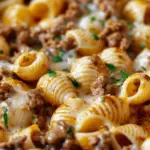 Creamy Beef and Shells