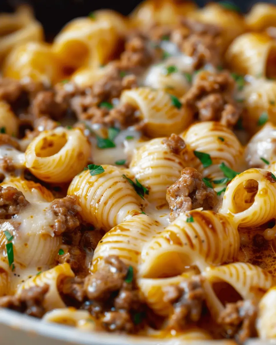 Creamy Beef and Shells: Indulge in This Easy Comfort Food Recipe
