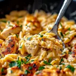 Comforting One-Pot Cajun Chicken Alfredo Orzo in Just 30 Minutes
