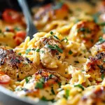 Comforting One-Pot Cajun Chicken Alfredo Orzo in Just 30 Minutes