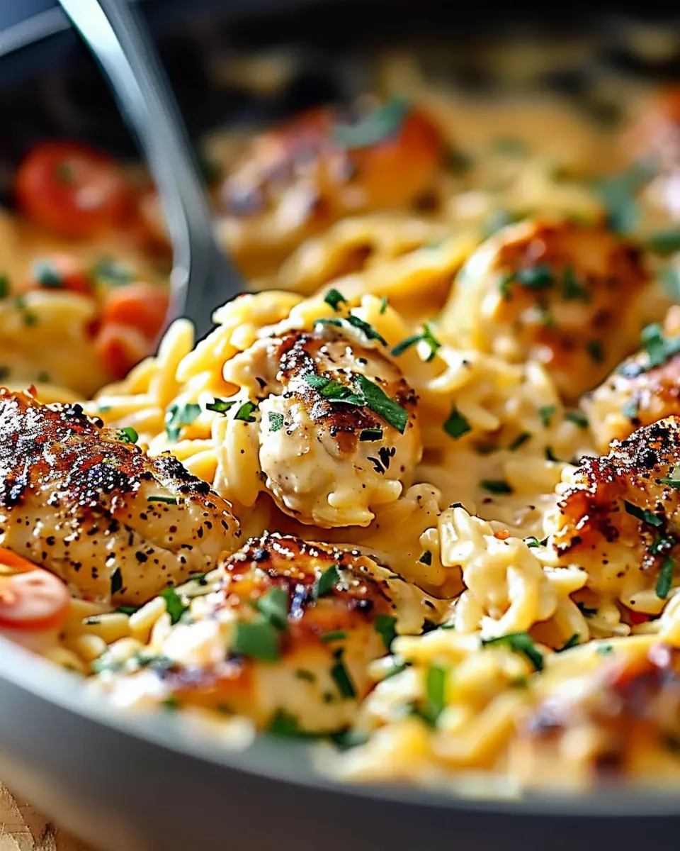Cajun Chicken Alfredo Orzo: Indulgent Comfort in 30 Minutes