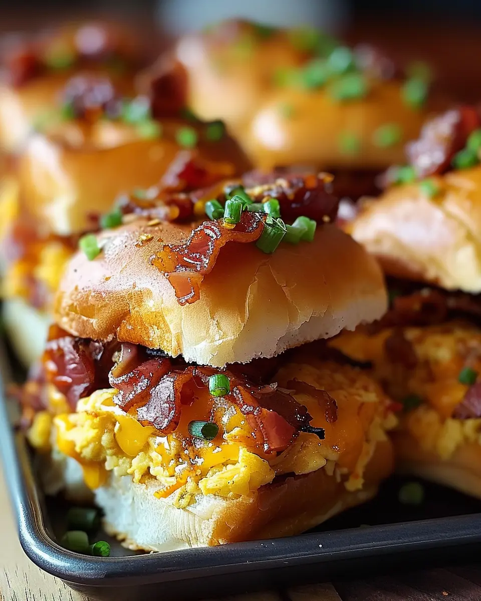 Crack Breakfast Sliders: Easy Turkey Bacon &amp; Chicken Ham Delight