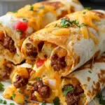 Cheesy Potato Burritos Comfort Meal Recipe