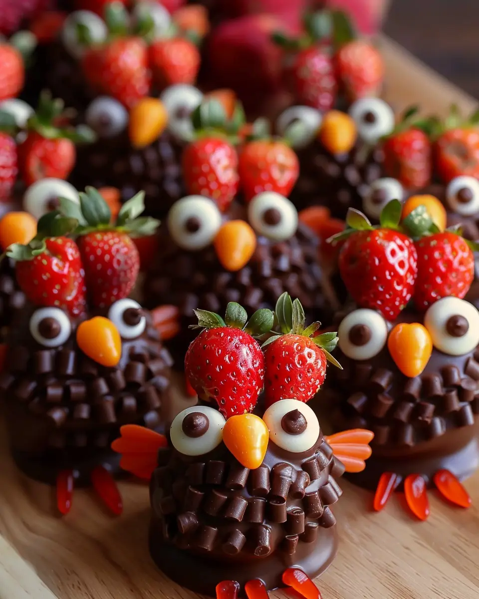 Chocolate Covered Strawberry Turkeys: Easy Festive Treats for All