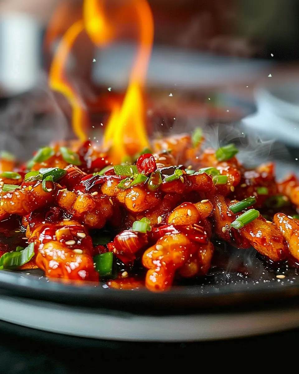 Fiery & Flavorful Dish: Indulgent Turkey Bacon & Chicken Ham Delight