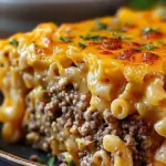 Mac and Cheese Meatloaf Casserole