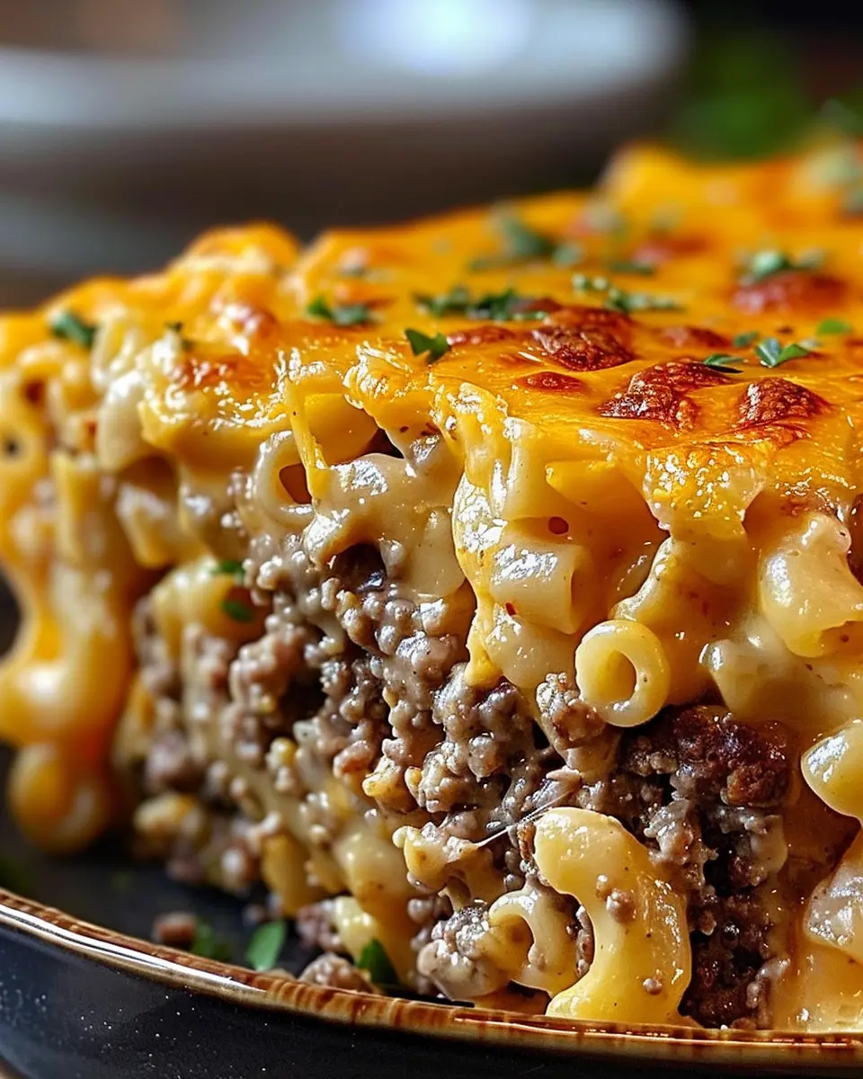 Mac and Cheese Meatloaf Casserole with Turkey Bacon Delight