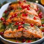 Irresistible Christmas Salmon with Citrus and Herbs Delight