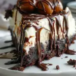 Hot Fudge Sundae Brownie Cheesecake
