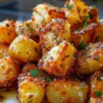 Amazing Crispy Parmesan Crusted Potatoes Done in 30 Min Flat
