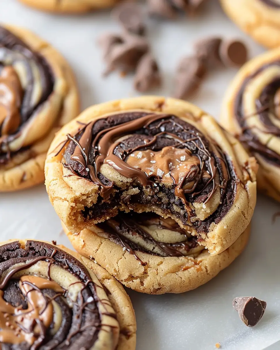 Peanut Butter Brownie Swirl Cookies: The Best Indulgent Treat