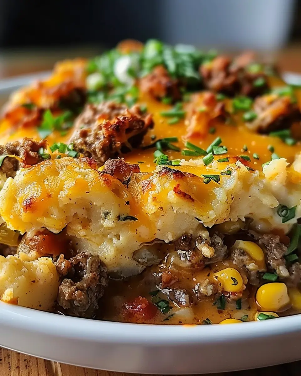 Savor the Comfort of Cowboy Casserole with Turkey Bacon in 50 Minutes