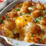 Crispy Tater Tot Breakfast Casserole