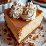 Decadent Spiced Pumpkin Cheesecake with Whipped Cream