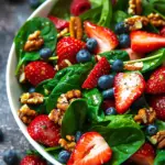 15-Minute Strawberry Spinach Salad