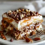 Irresistible No Bake Turtle Lasagna Dessert