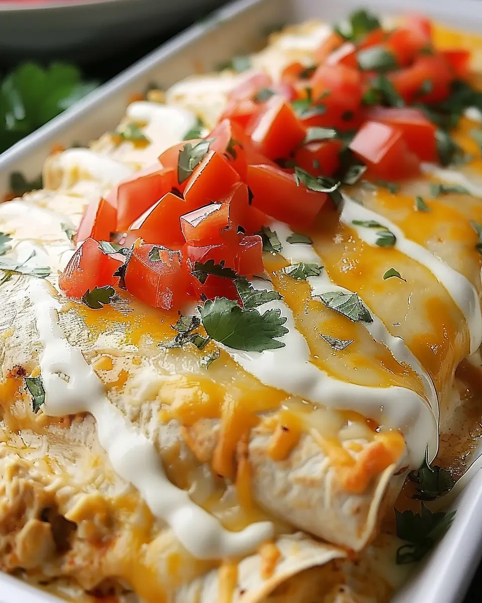 Creamy Queso Chicken Enchiladas for Easy Family Dinners