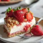 Strawberry Crumble Cheesecake