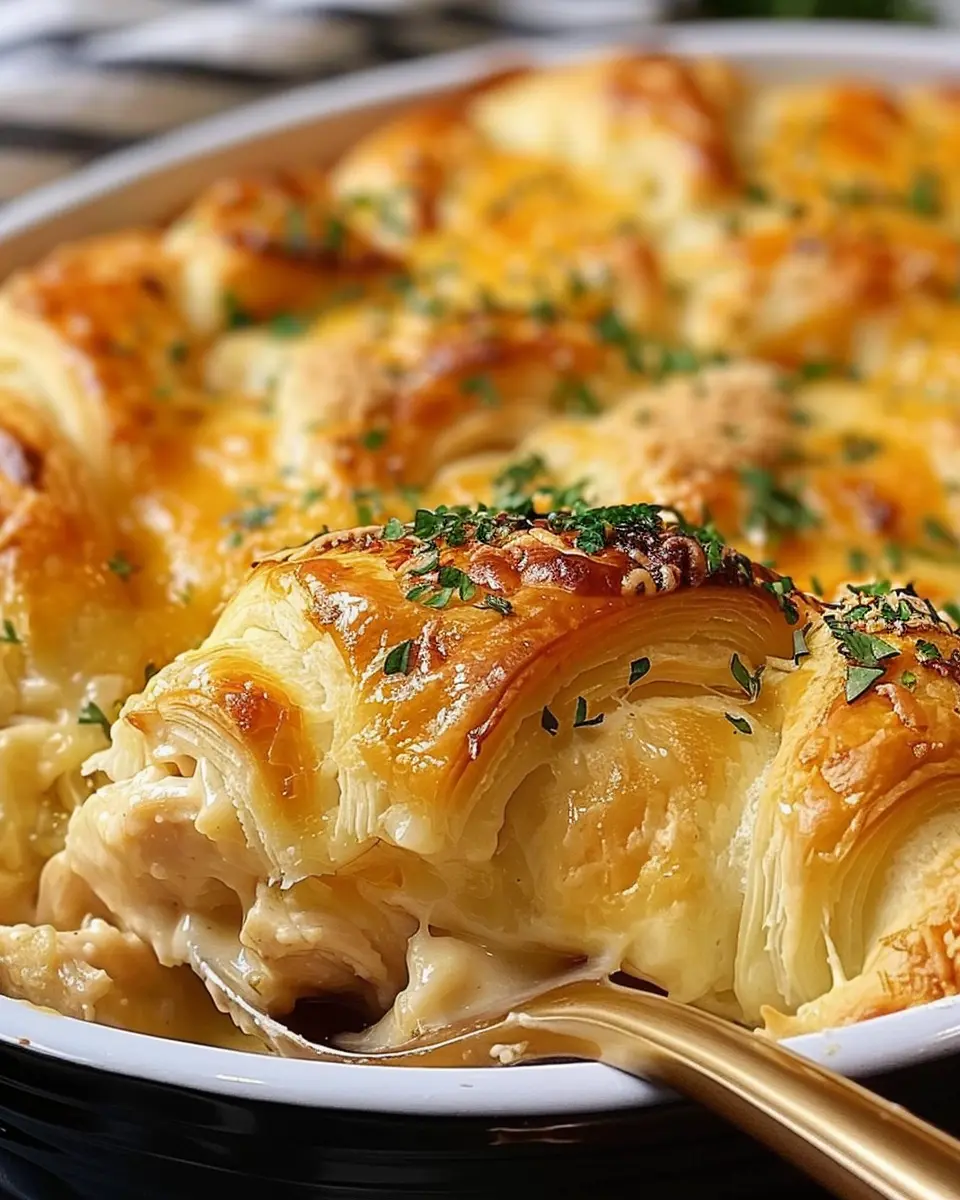 Cheesy Chicken Crescent Bake: A Comforting Family Favorite