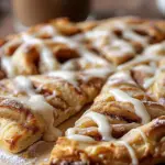 Cinnamon-Sugar Pizza made with Crescent Rolls